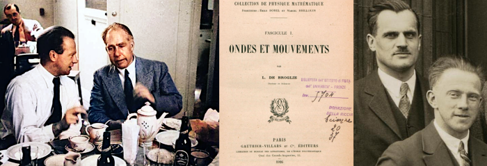 Werner Heisenberg, Niels Bohr, Louis de Broglie und Arthur Holly Compton